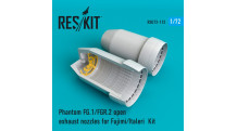 Phantom FG.1/FGR.2 McDonnell Douglas. Сопла (FUJIMI/ITALERI) - RESKIT RSU72-0112 1/72