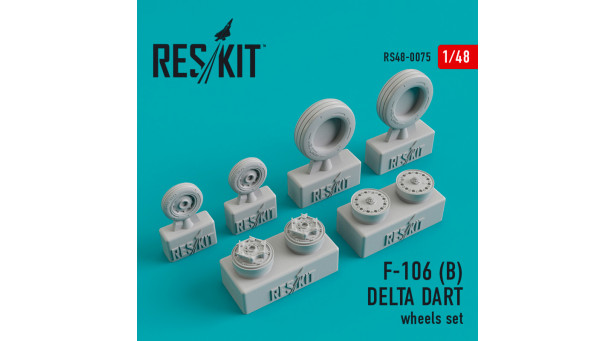 F-106B Convair, Delta Dart. Колеса шасси - 1/48 RESKIT RS48-0075