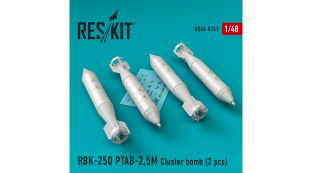 Бомба авиационная РБК-250 ПТАБ-2,5М - 1/48 RESKIT RS48-0141
