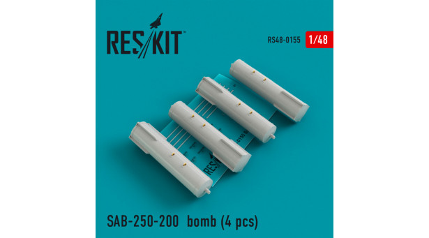 Бомба авиационная САБ-250-200 - 1/48 RESKIT RS48-0155 Бомба авиационная САБ-250-200 - 1/48 RESKIT RS48-0155