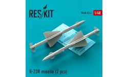 Ракета авиационная Р-23Р класса "воздух-воздух" - RESKIT RS48-0161 1/48