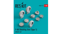 F-80 Lockheed, Shooting Star. Колеса шасси - RESKIT RS48-0171 1/48