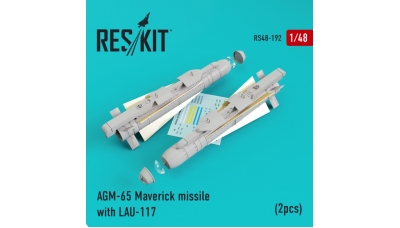 Ракета авиационная AGM-65 Raytheon, Maverick класса "воздух-поверхность" - RESKIT RS48-0192 1/48