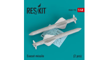 Ракета противокорабельная AM39 Aerospatiale, Exocet - RESKIT RS48-0195 1/48