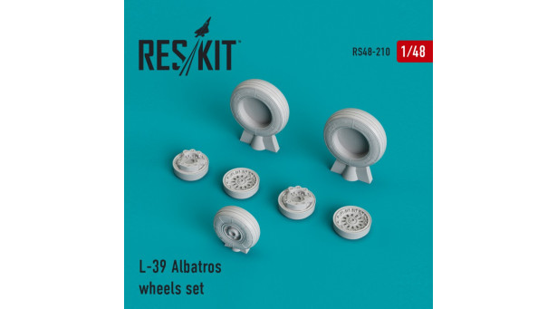 L-39 Aero, Albatros. Колеса шасси - 1/48 RESKIT RS48-0210
