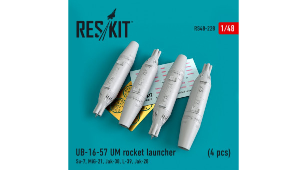 Блок неуправляемых авиационных ракет УБ-16-57УМ - 1/48 RESKIT RS48-0228