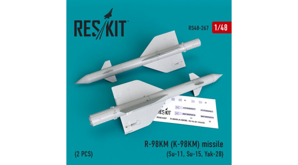 Ракета авиационная Р-98МР (AA-3 Anab) класса "воздух-воздух" - 1/48 RESKIT RS48-0267 Ракета авиационная Р-98МР (AA-3 Anab) класса "воздух-воздух" - 1/48 RESKIT RS48-0267