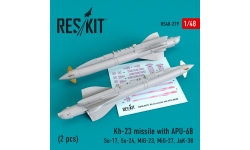 Ракета авиационная Х-23 класса "воздух-поверхность" / АПУ-68У - RESKIT RS48-0279 1/48