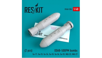 Бомба авиационная ОДАБ-500ПМ - RESKIT RS48-0306 1/48
