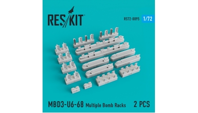 Многозамковый балочный держатель МБД3-У6-68 - RESKIT RS72-0095 1/72