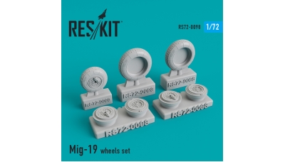 МиГ-19. Колеса шасси - RESKIT RS72-0098 1/72