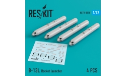 Блок неуправляемых авиационных ракет Б-13Л - RESKIT RS72-0110 1/72