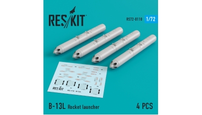 Блок неуправляемых авиационных ракет Б-13Л - RESKIT RS72-0110 1/72