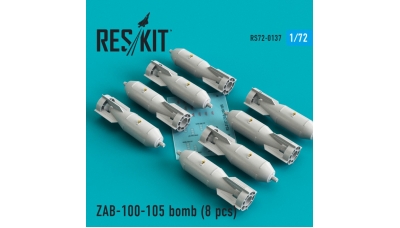 Бомба авиационная ЗАБ-100-105 - RESKIT RS72-0137 1/72