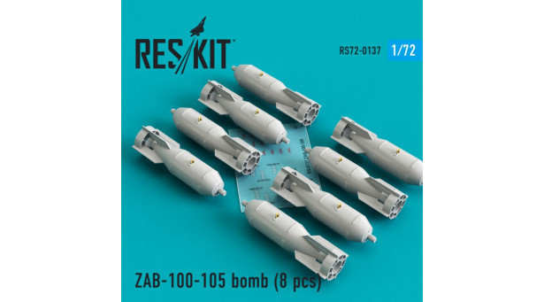Бомба авиационная ЗАБ-100-105 - 1/72 RESKIT RS72-0137