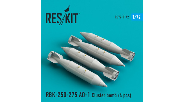 Бомба авиационная РБК-250-275 АО-1сч - 1/72 RESKIT RS72-0142