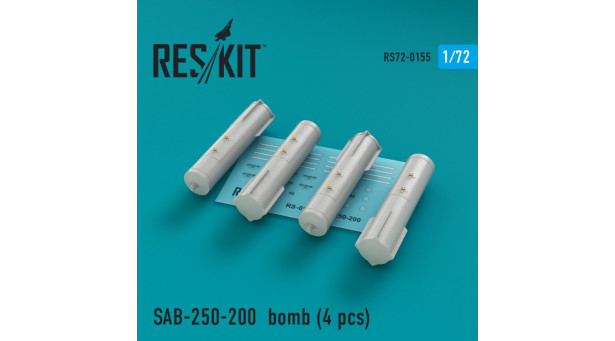 Бомба авиационная САБ-250-200 - 1/72 RESKIT RS72-0155