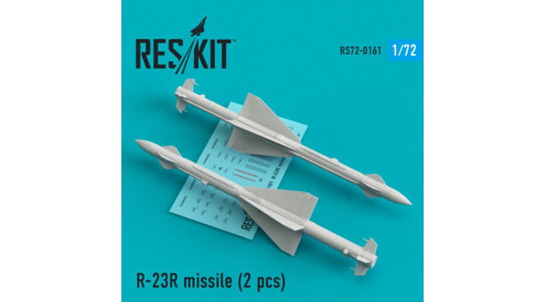 Ракета авиационная Р-23Р (AA-7 Apex) класса "воздух-воздух" - 1/72 RESKIT RS72-0161