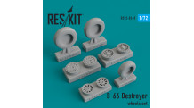 B-66 Douglas, Destroyer. Колеса шасси - RESKIT RS72-0169 1/72