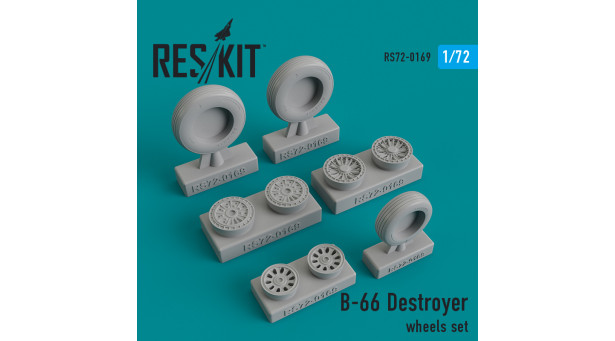 B-66 Douglas, Destroyer. Колеса шасси - 1/72 RESKIT RS72-0169 B-66 Douglas, Destroyer. Колеса шасси - 1/72 RESKIT RS72-0169