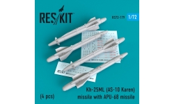 Ракета авиационная Х-25МЛ класса "воздух-поверхность" - RESKIT RS72-0179 1/72