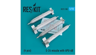 Ракета авиационная С-24Б класса "воздух-поверхность" - RESKIT RS72-0180 1/72