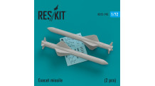 Ракета противокорабельная AM39 Aerospatiale, Exocet - RESKIT RS72-0195 1/72