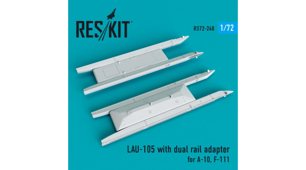 Авиационное пусковое устройство LAU-105 - 1/72 RESKIT RS72-0248 Авиационное пусковое устройство LAU-105 - 1/72 RESKIT RS72-0248