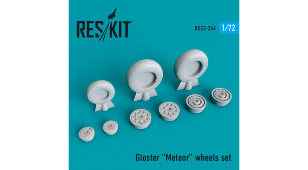 Meteor Gloster. Колеса шасси - 1/72 RESKIT RS72-0266 Meteor Gloster. Колеса шасси - 1/72 RESKIT RS72-0266