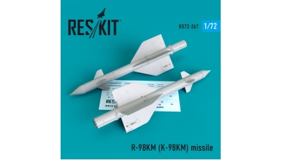 Ракета авиационная Р-98МР класса "воздух-воздух" - RESKIT RS72-0267 1/72