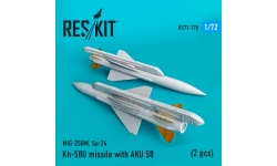 Ракета авиационная противорадиолокационная Х-58У / АКУ-58 - RESKIT RS72-0278 1/72