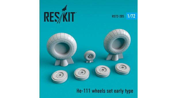 He 111 Heinkel. Колеса шасси - 1/72 RESKIT RS72-0285 He 111 Heinkel. Колеса шасси - 1/72 RESKIT RS72-0285