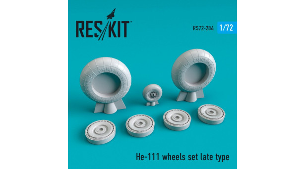 He 111 Heinkel. Колеса шасси - 1/72 RESKIT RS72-0286 He 111 Heinkel. Колеса шасси - 1/72 RESKIT RS72-0286