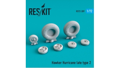 Hurricane Hawker. Колеса шасси - RESKIT RS72-0289 1/72
