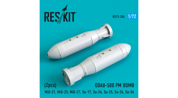 Бомба авиационная ОДАБ-500ПМ - 1/72 RESKIT RS72-0306