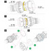 General Electric T700-GE-401C/700/701A/B/C, для установки слева. Авиационный двигатель - 1/35 RESKIT RSU35-0010