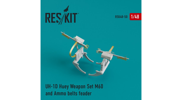 UH-1D Bell, Iroquois, Delta Huey. Конверсионный набор - 1/48 RESKIT RSU48-0050 UH-1D Bell, Iroquois, Delta Huey. Конверсионный набор - 1/48 RESKIT RSU48-0050