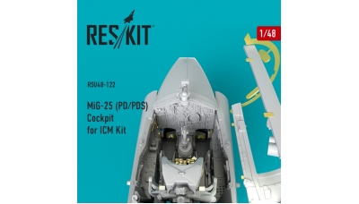 МиГ-25ПД/ПДС. Конверсионный набор (ICM) - RESKIT RSU48-0122 1/48