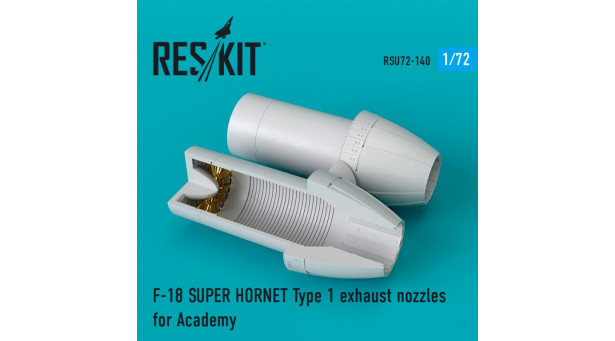 F/A-18E/F Boeing, McDonnell Douglas, Super Hornet. Сопла (ACADEMY) - 1/72 RESKIT RSU72-0140 F/A-18E/F Boeing, McDonnell Douglas, Super Hornet. Сопла (ACADEMY) - 1/72 RESKIT RSU72-0140