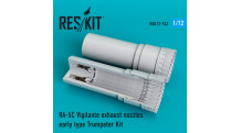 RA-5C North American, Vigilante. Сопла (TRUMPETER) - RESKIT RSU72-0142 1/72