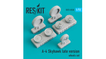 A-4 Douglas, Skyhawk. Колеса шасси - RESKIT RS72-0130 1/72