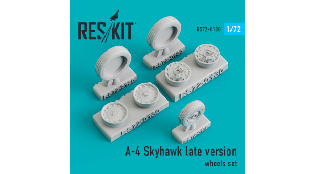 A-4 Douglas, Skyhawk, Scooter. Колеса шасси - 1/72 RESKIT RS72-0130