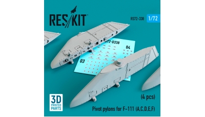 F-111A/C/D/E/F General Dynamics, Aardvark. Пилоны - RESKIT RS72-0338 1/72