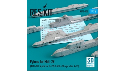 МиГ-29. Пилоны - RESKIT RS72-0402 1/72