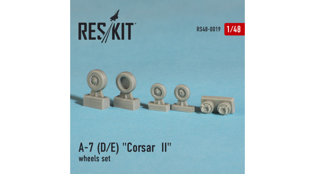 A-7D Ling-Temco-Vought, Corsair II. Колеса шасси - 1/48 RESKIT RS48-0019