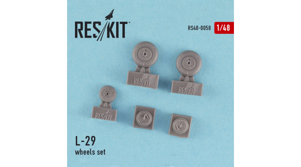 L-29 Aero, Delfin, Maya. Колеса шасси - 1/48 RESKIT RS48-0058