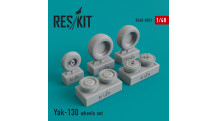 Учебно-боевой самолет Яковлева Тип 130. Колеса шасси - RESKIT RS48-0093 1/48