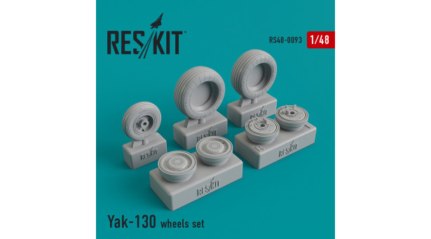 Учебно-тренировочный самолет Яковлева Тип 130. Колеса шасси - 1/48 RESKIT RS48-0093