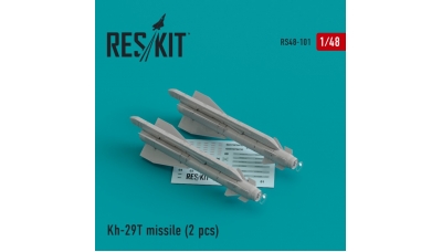 Ракета авиационная Х-29Т класса "воздух-поверхность" - RESKIT RS48-0101 1/48