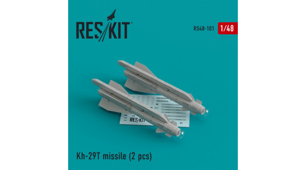 Ракета авиационная Х-29Т (AS-14 Kedge-B) класса "воздух-поверхность" - 1/48 RESKIT RS48-0101 Ракета авиационная Х-29Т (AS-14 Kedge-B) класса "воздух-поверхность" - 1/48 RESKIT RS48-0101